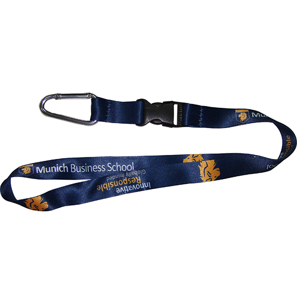 Sublimation smooth lanyard with climbing hook | EVPL1096